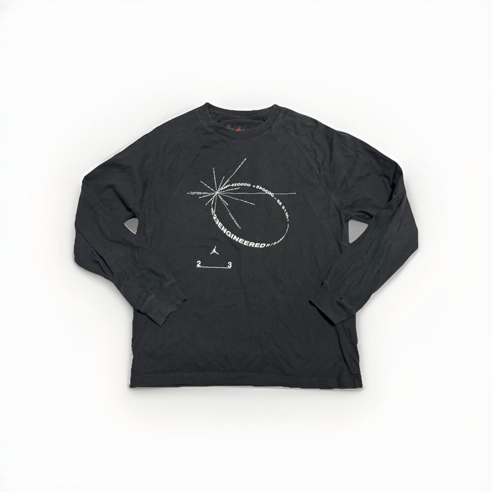 Nike Air Jordan 23 Engineered Long Sleeve T-Shirt Black Men’s Medium